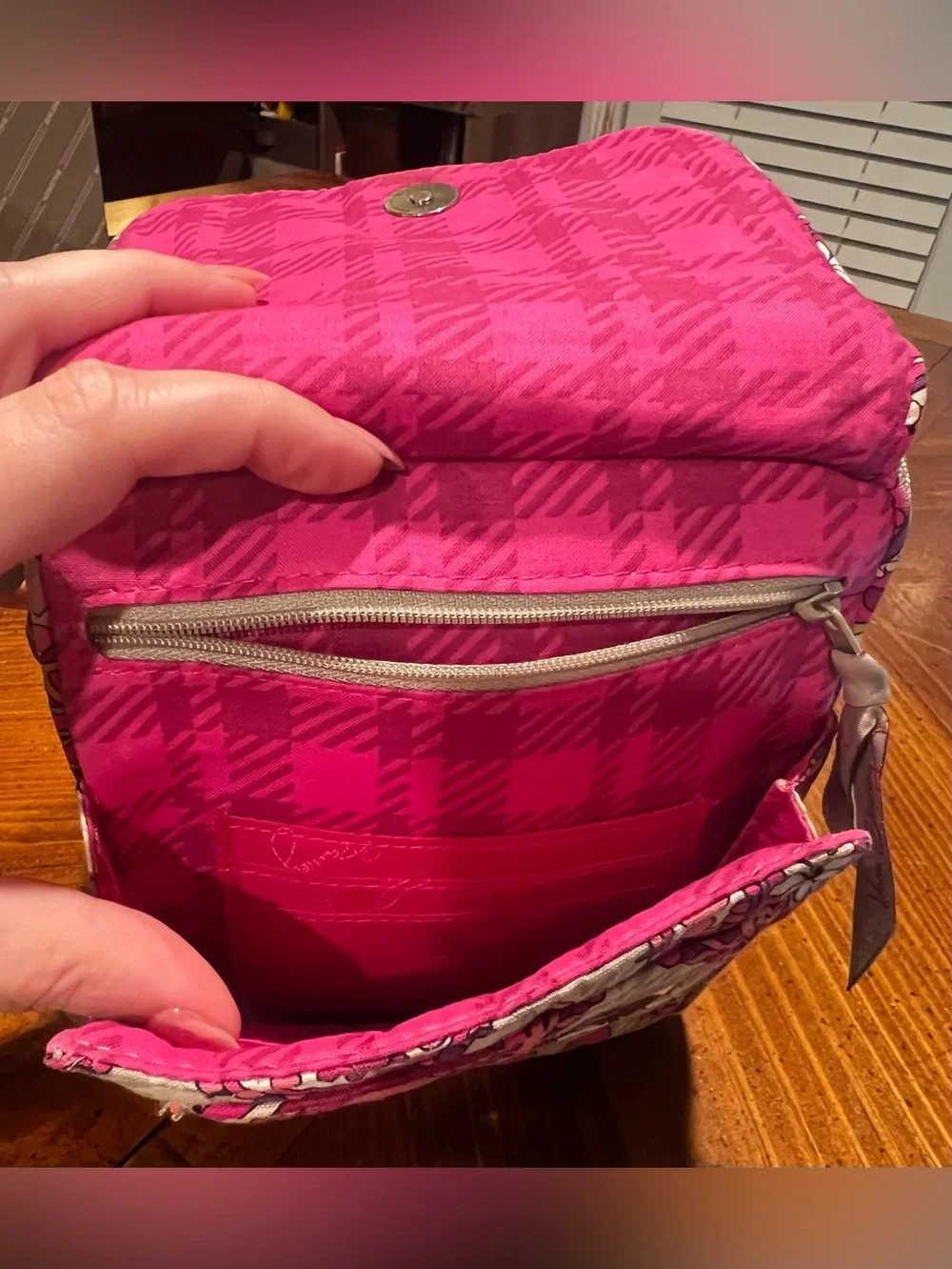 Vera Bradley Mini Hipster Crossbody Bag Retired Pattern Paisley Meets Plaid